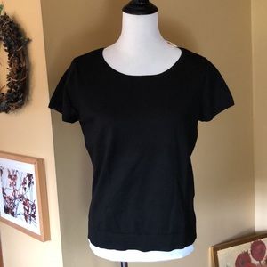 VTG 90’s TALBOTS sz Large Thin Sweater STRETCH NEW